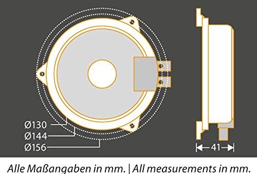 Sinuslive bassPUMP 8 Ohm Bass-Shaker Körperschallwandler, 50 W RMS Bodyshaker für Heimkino, Gaming-S