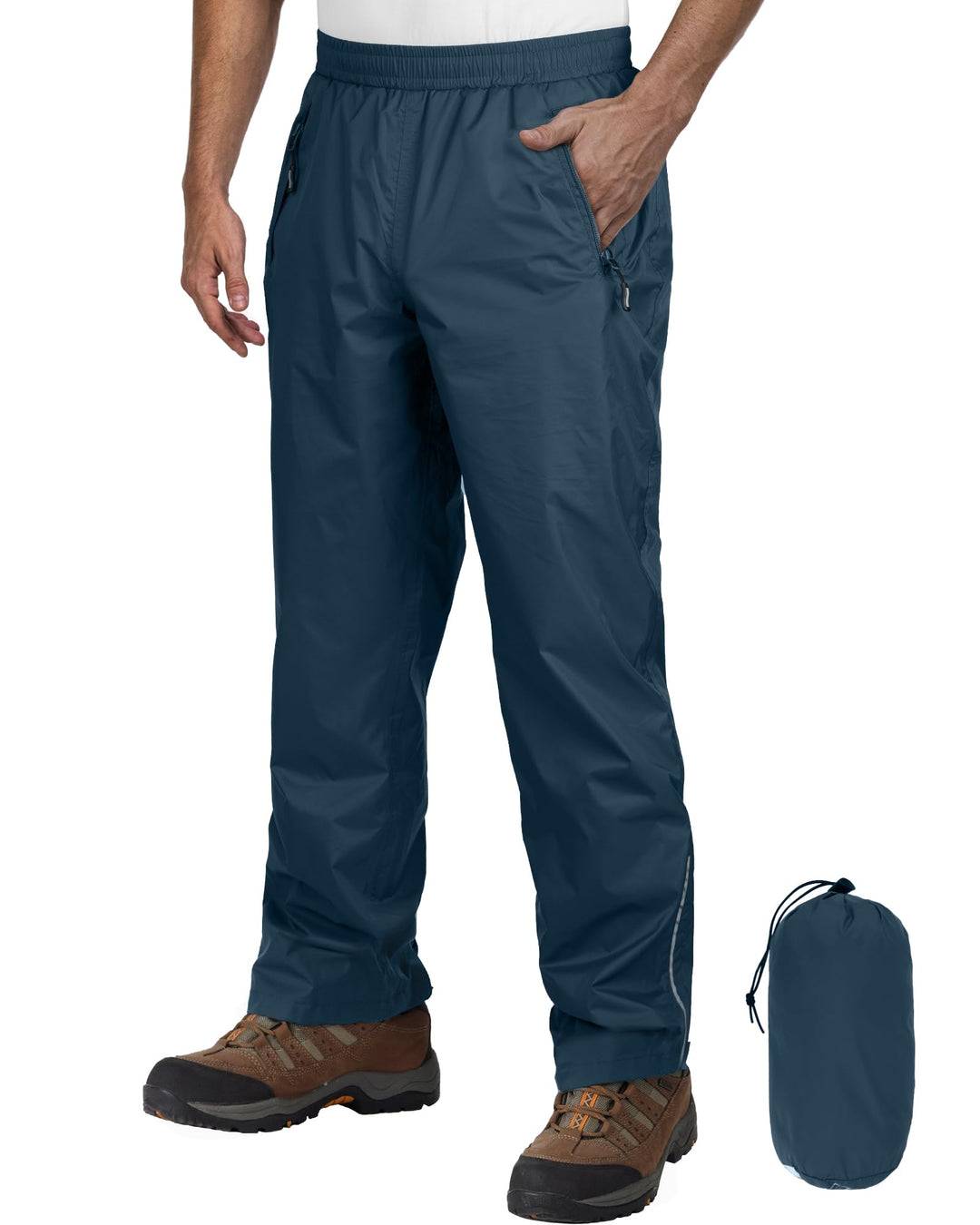 Outdoor Ventures Herren Regenhose Fahrrad Wasserdicht Atmungsaktiv Überziehhose Winddicht Outdoorhos