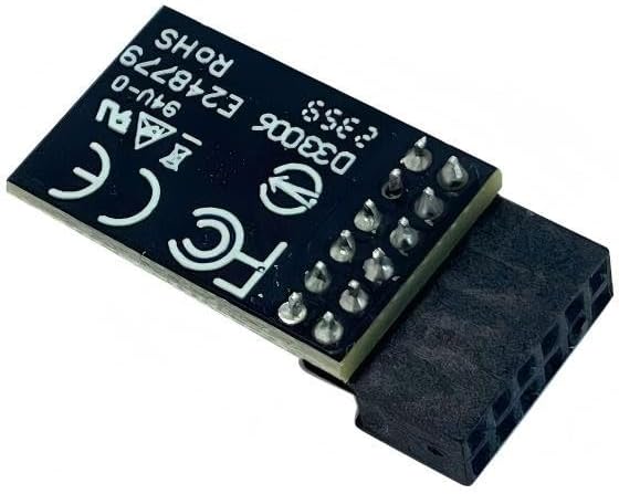 JINTAI 12-Pin-Modul TPM SPI 12-Pin-Modul für Gigabyte-Motherboard Z390 M Gaming Z490M (rev. 1.0) Z49