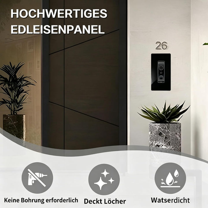 Blende Klingelschild für Eufy Video Doorbell E340 S220 C30 &amp; C31 – Türklingel ZubehörI I Türstation