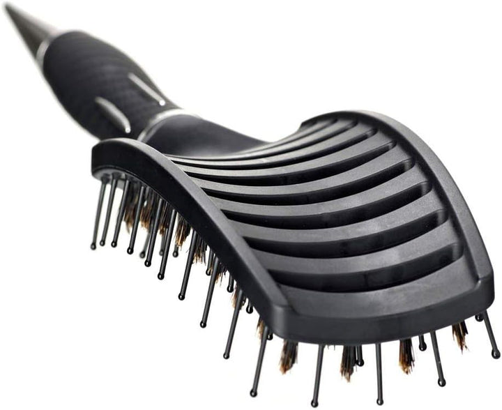 Kent 100% Boar Bristle Curved Nylon Brush - KS02 by Unknown