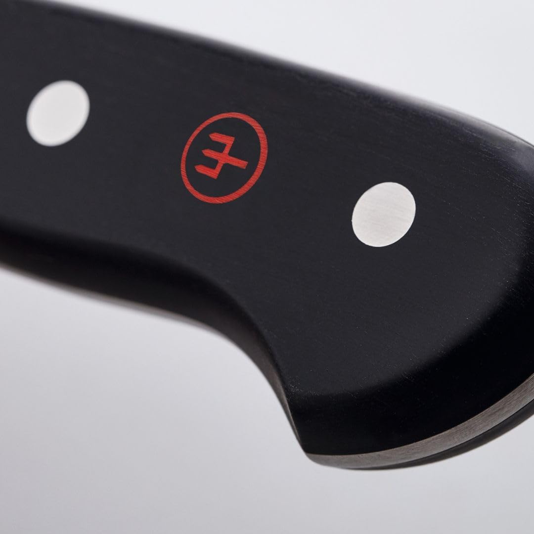 WÜSTHOF Gourmet Brötchenmesser 12 cm, Schwarz Brötchenmesser 12 cm Schwarz, Br&amp;