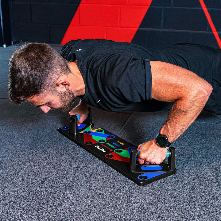 METIS Push Up Board & Push Up Handles - Klappbare Trainingsausrüstung | Training Rack - Indoor Fitne