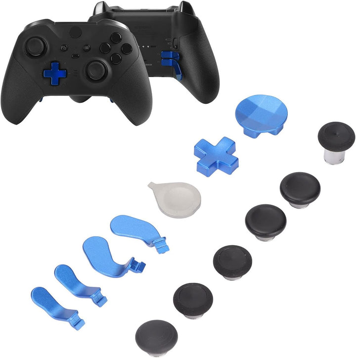 13-in-1-Controller-Zubehörteil, Edelstahl-Gaming-Zubehör-Ersatzteile für Xbox One Elite Series 2