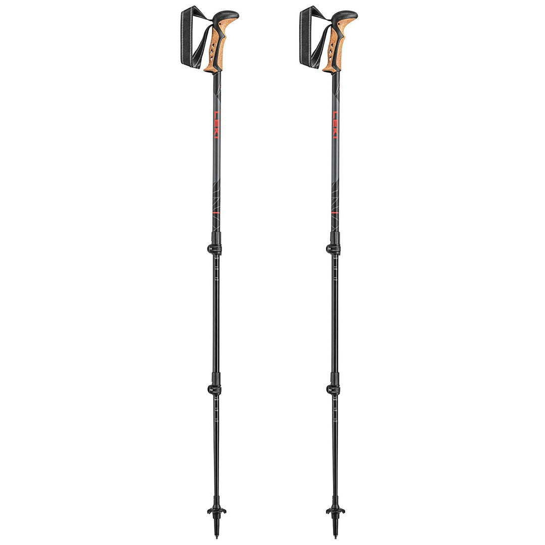 LEKI Wanderstöcke Khumbu – Ausziehbare Trekkingstöcke aus Aluminium (110 ‑ 145cm) mit Verstellsystem