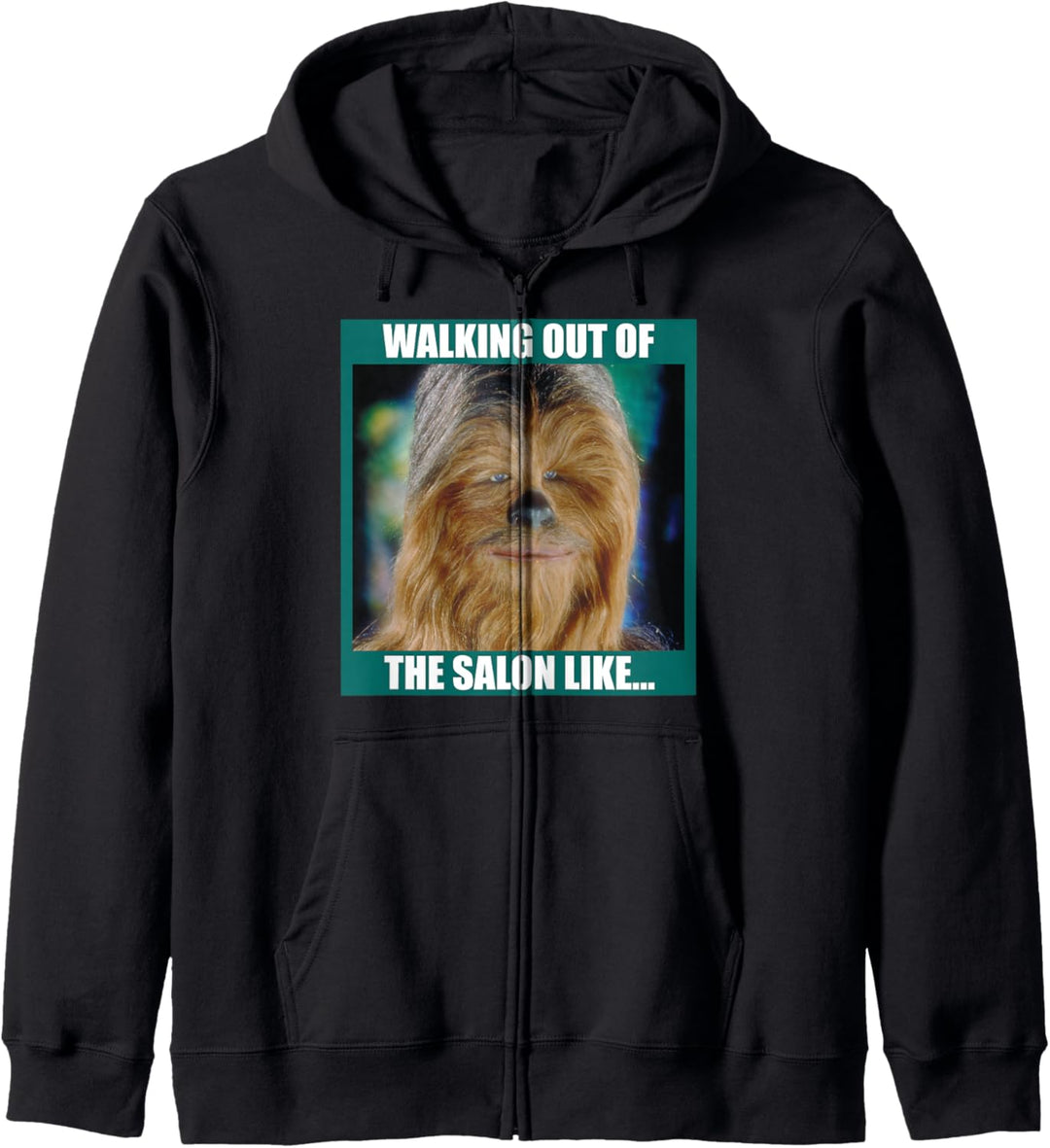 Star Wars Chewbacca Walking Out Of The Salon Like Kapuzenjacke
