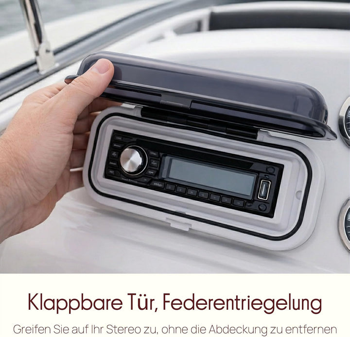 Pyle wetterfeste Radio Schild weiss, weiss