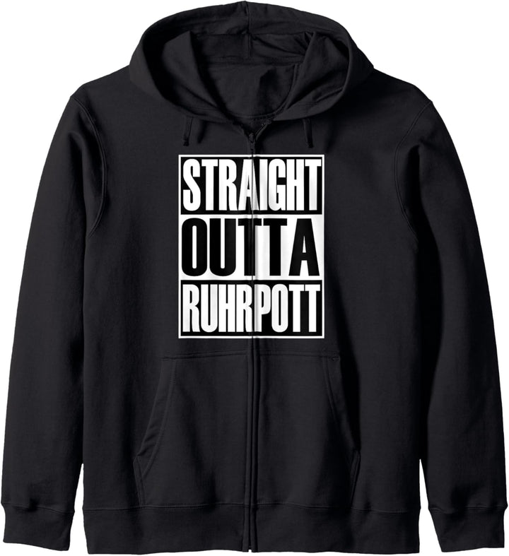 Klamottenpott: Straight Outta Ruhrpott Witziges Kapuzenjacke