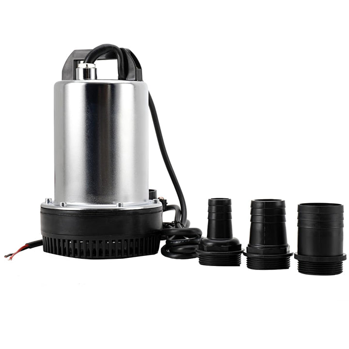 LALABU DC 12V 160W Tauchpumpe Solar Wasserpumpe, Schmutzwassertauchpumpe Geeignet zum Pumpen von Sau