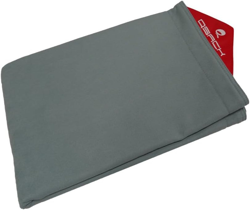 QSack Indy Kinder Sitzsack Hülle ohne Füllung, Bezug Indoor Sitzsack waschbar, 100 x 140 cm (blaugra
