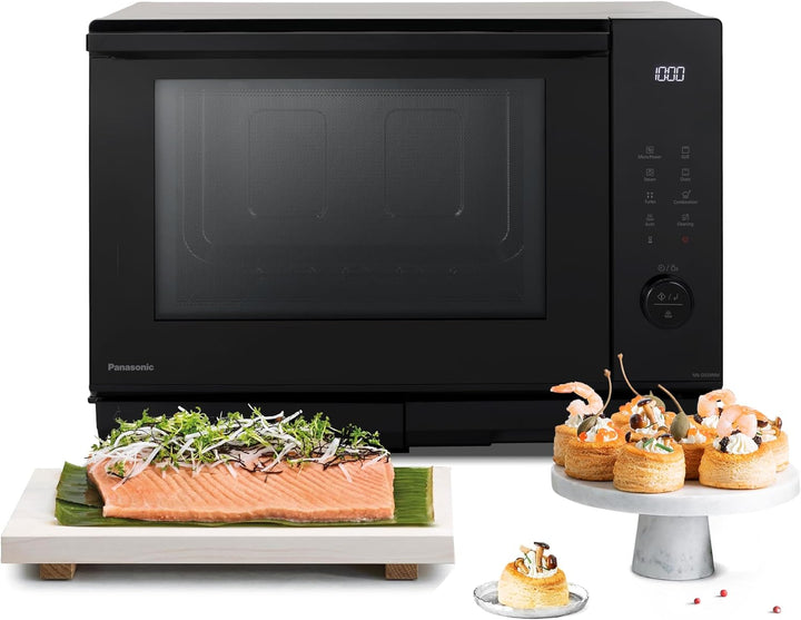 Panasonic NN-DS59 4-in-1 Kombi Dampfbackofen (Mikrowelle, Dampf, Ober-/Unterhitze und Grill, 27 Lite