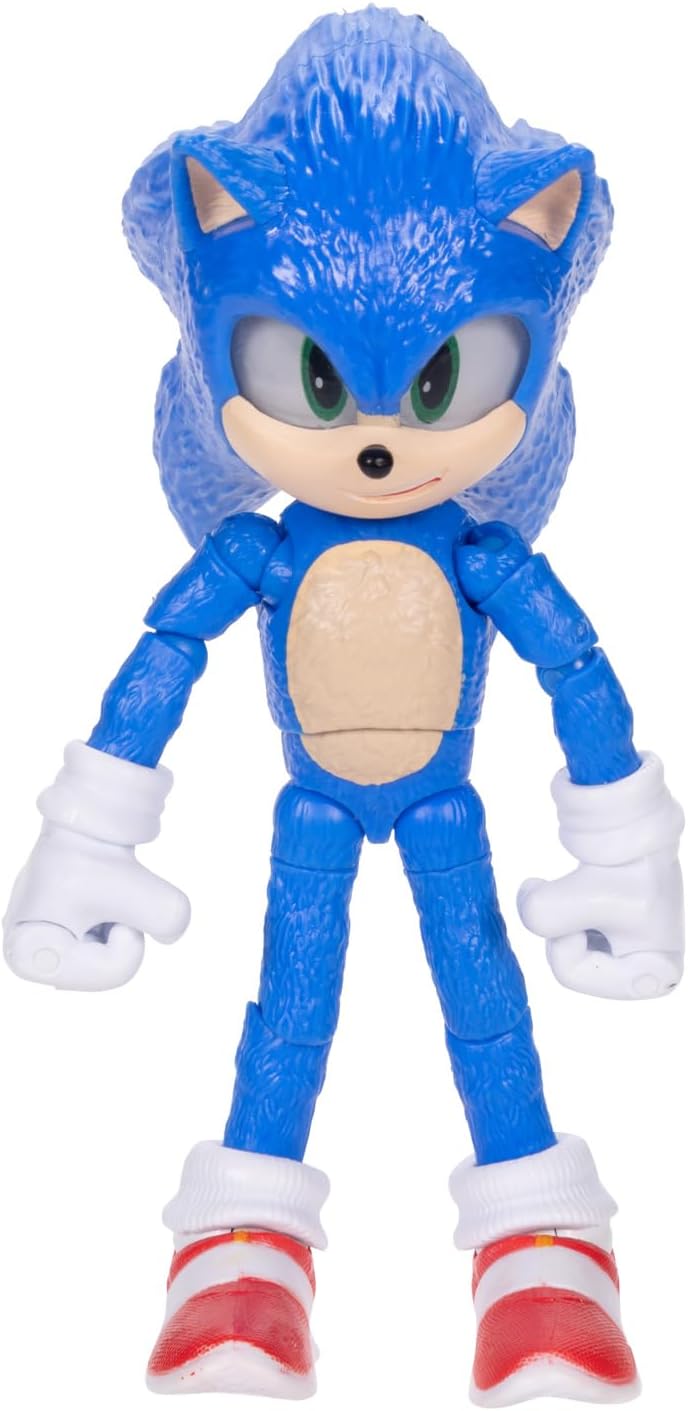 Sonic The Hedgehog Sonic 3 Movie Sonic mit Smaragd-Accessoire, Spielzeugfigur von Jakks Pacific, 13