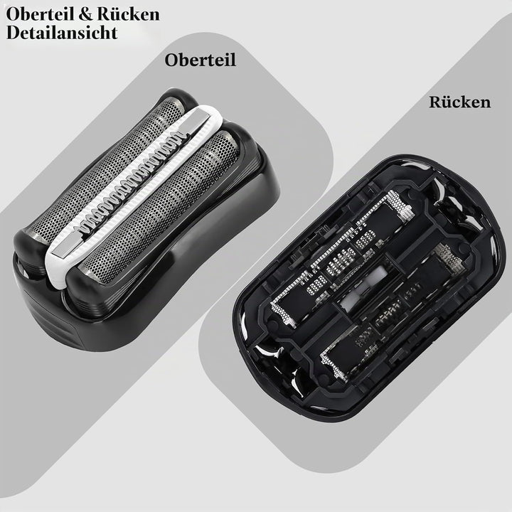 Scherkopf Serie 3 für Rasierer Herren Elektrisch, 2 Stück Ersatzscherteil Ersatzkopf Serie 3 32b Kom