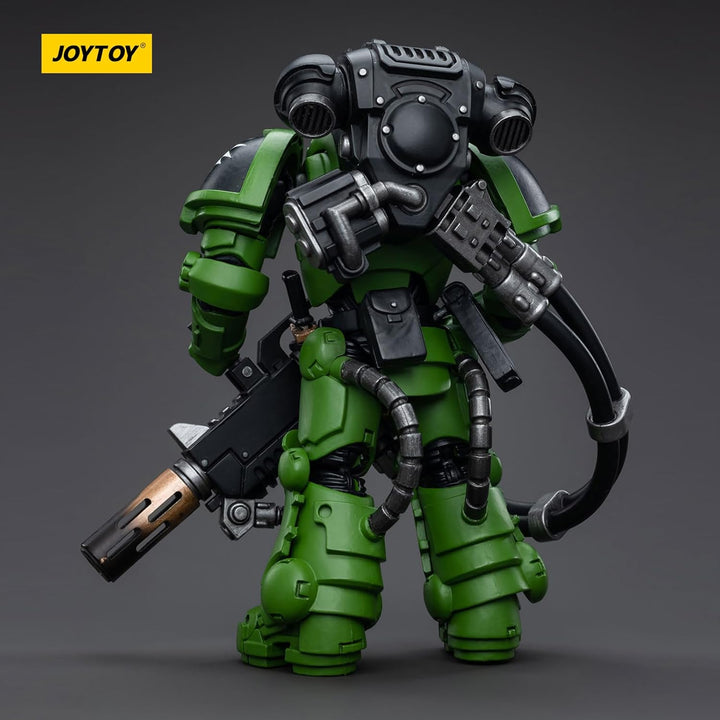 JOYTOY Warhammer 40K Salamanders Eradicators Sergeant Bragar 1/18 Action Figur，Sammeln Und Zeigen Mo