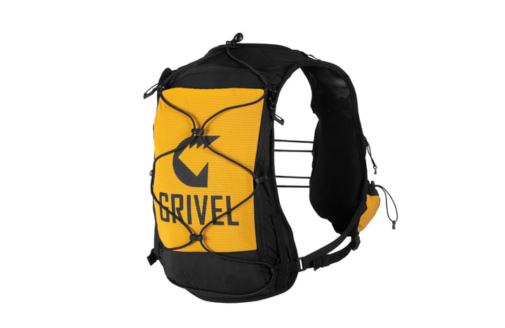 Grivel Mountain Runner Evo 10 Weste Rucksack für Trail Runnig, 10 Liter, Yelloe oder Blue Gelb S-M,