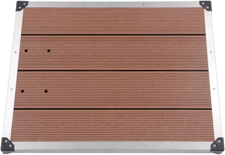 vidaXL Garten Duschwanne mit Lattendesign für 1 Person Bodenelement für Solardusche Gartendusche Poo