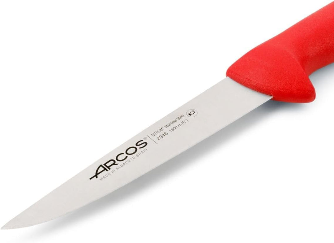 Arcos Fleischermesser aus Nitrum Edelstahl mit 200 mm Klinge - Professionelles Küchenmesser für Flei