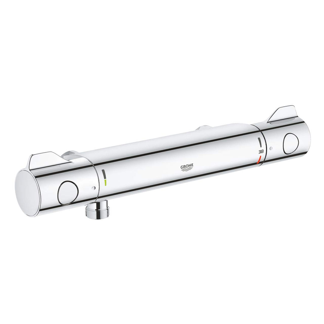 GROHE Grohtherm 800 - Thermostat Brausebetterie (eingebaute Rückflussverhindere, integrierte Mischwa