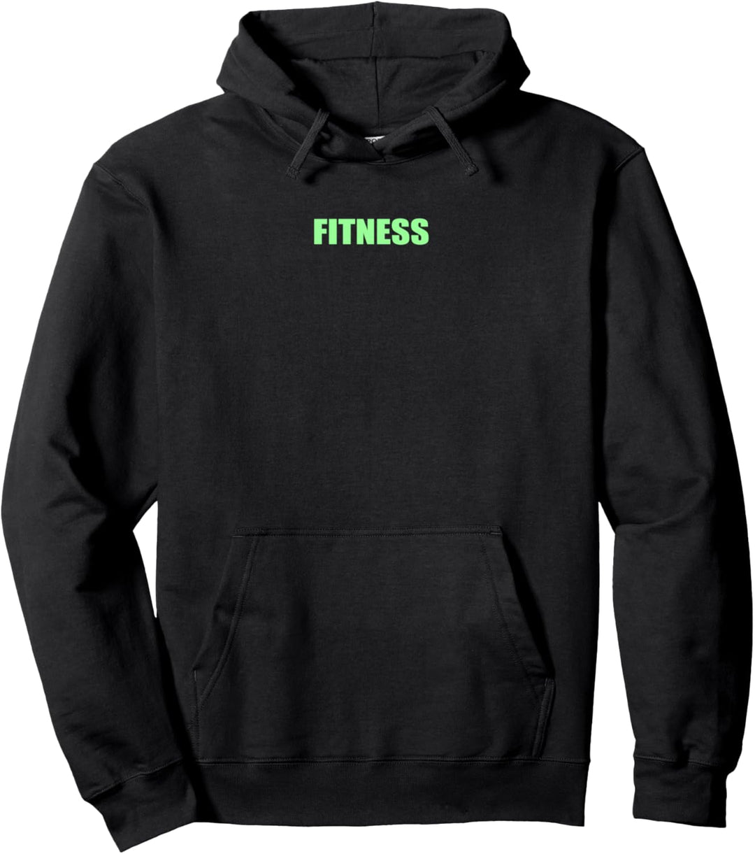 Fitness schlicht modern Grün Mint Gym Workout grüne Schrift Pullover Hoodie