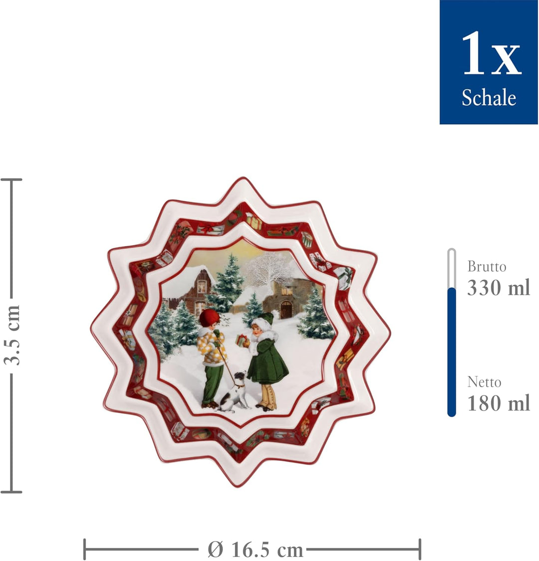 Villeroy & Boch – Toy's Fantasy Müslischale Bunt, Schale Klein, Bowl, Kleine Weihnachtsschale, Servi