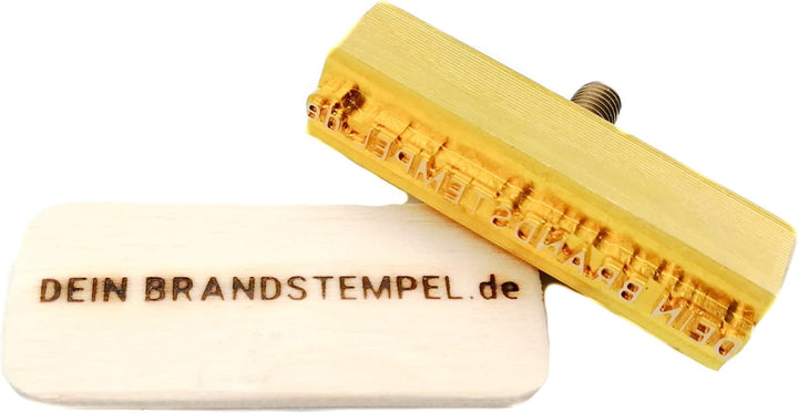 elektrischer Brandstempel mit deinem Schriftzug für Holz, Leder, Pappe - personalisiertes Schrift Br