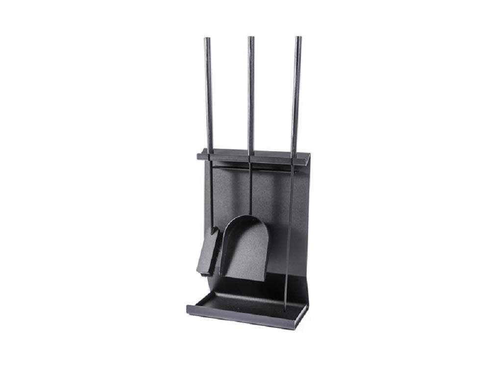TermaTech Kaminbesteck Katana Stahl schwarz beschichtet 3-teilig 90-184