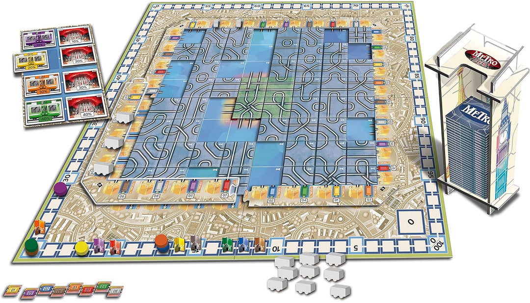 Queen Games 10653 - Metro City Edition Deluxe Big Box