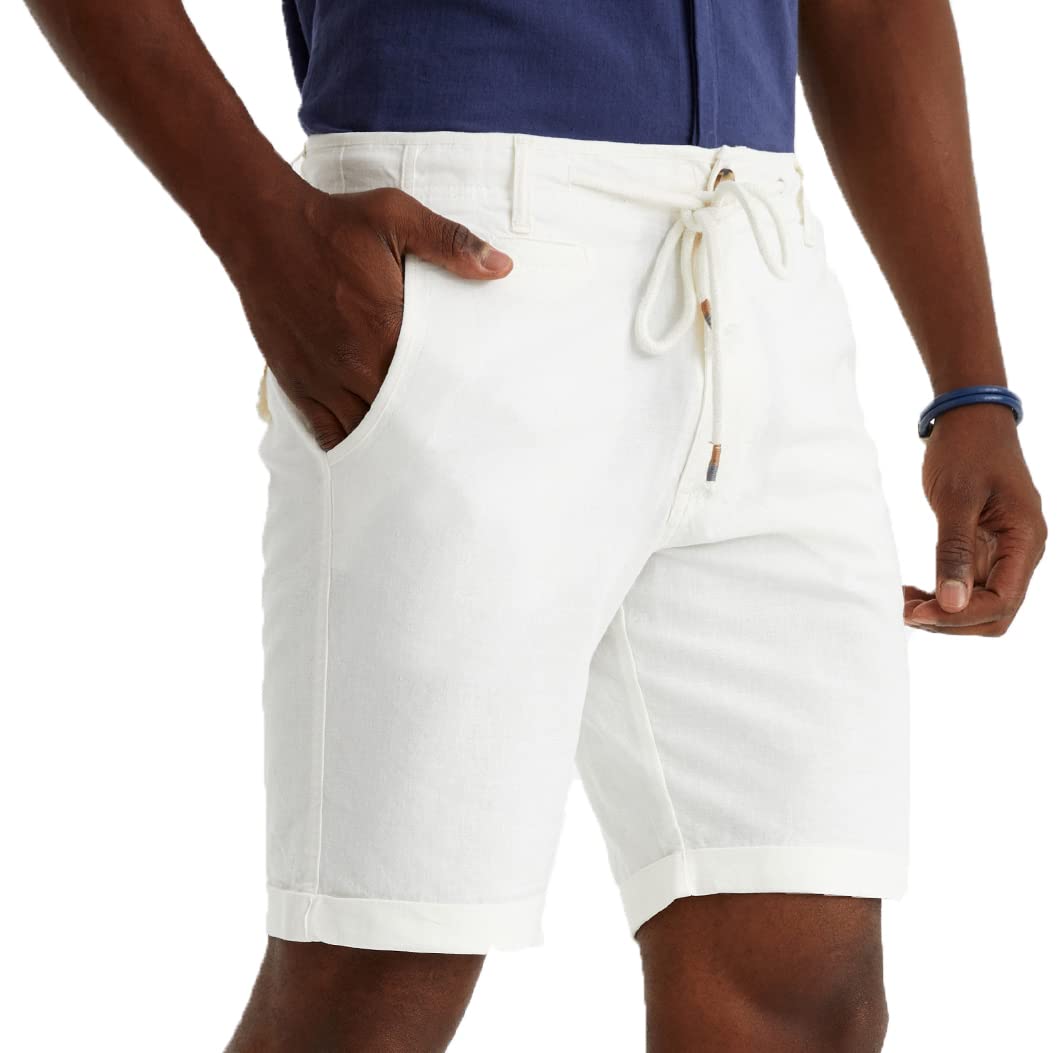 Leif Nelson Kurze Hose Herren Bermuda Leinen Shorts Leinenhose Stoffhose Leinenshorts Männer Sommerh