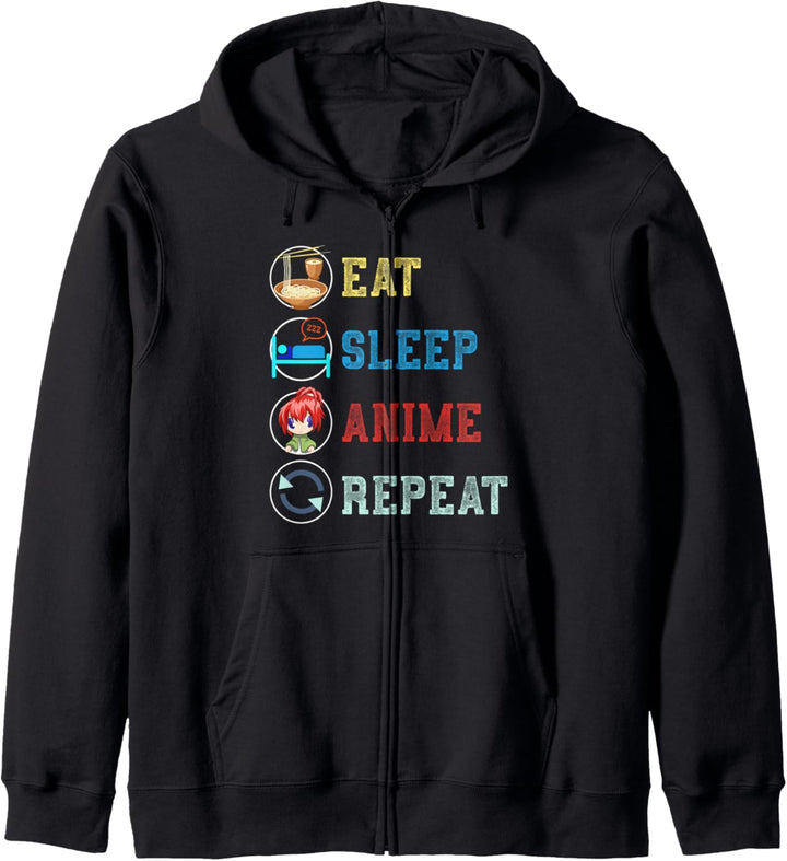 Ramen Nudeln Japanischer Manga Otaku Lustiges Kawaii Anime Kapuzenjacke