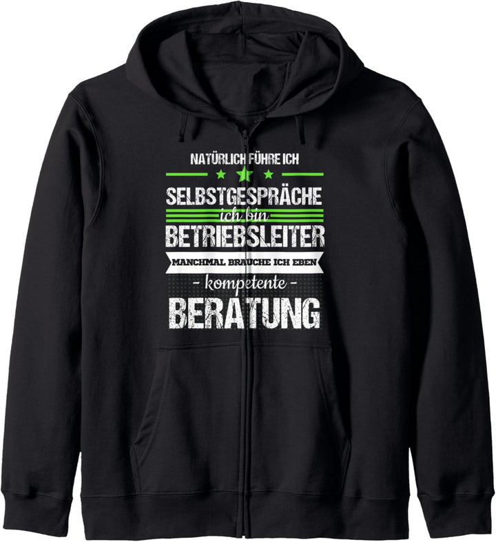 Betriebsleiter Bester Chef Beruf Boss Beruf Arbeit Spruch Kapuzenjacke