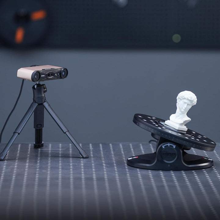 Revopoint Doppelachs Drehtisch, Einfache Erfassung detaillierter 3D-Daten von kleinen bis mittleren