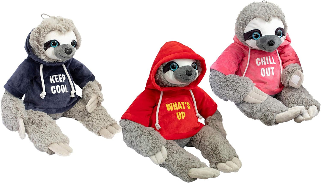 Joy Toy Cooly, das Faultier mit T-Shirt 45 cm