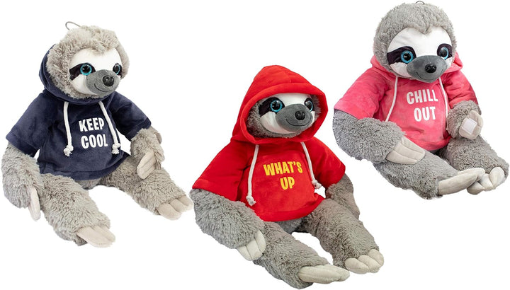 Joy Toy Cooly, das Faultier mit T-Shirt 45 cm