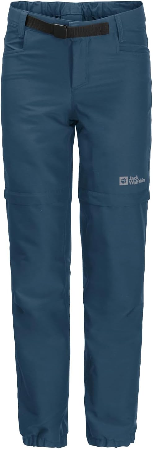 Jack Wolfskin Jungen Outdoorhose Active Zip Off Pants K 116 Dark Sea, 116 Dark Sea