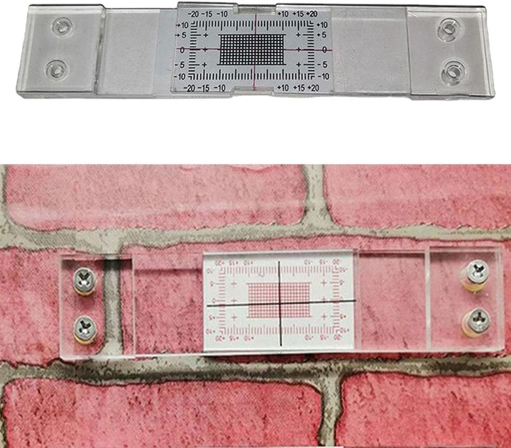PW TOOLS Rissmonitor | Gutachter Ausrüstung | Rissmessgerät Monitor | Gebäudewand Standard Rissmonit