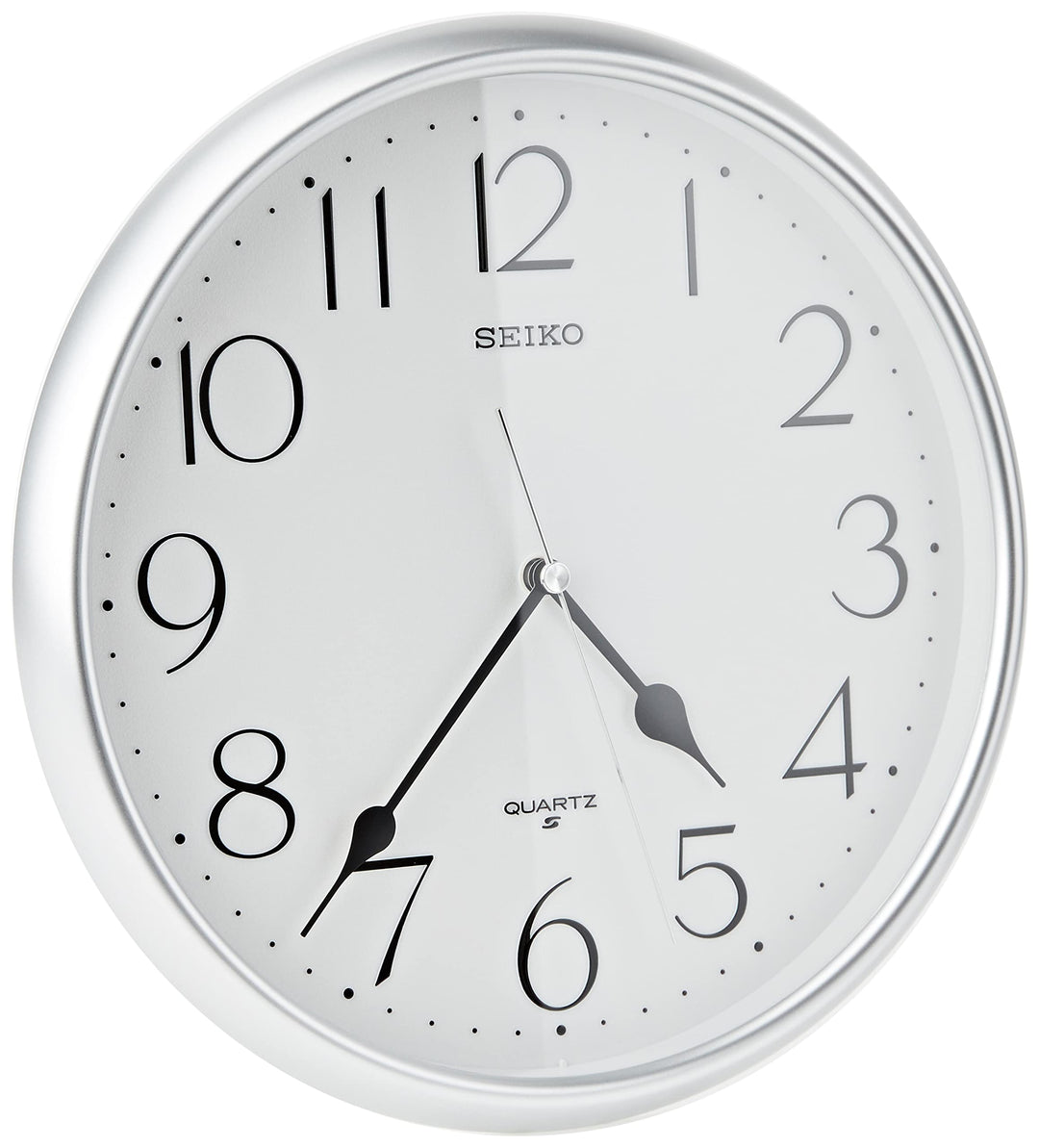 Seiko Wanduhr silber Kunststoff QXA747S Standard Silber, Standard Silber