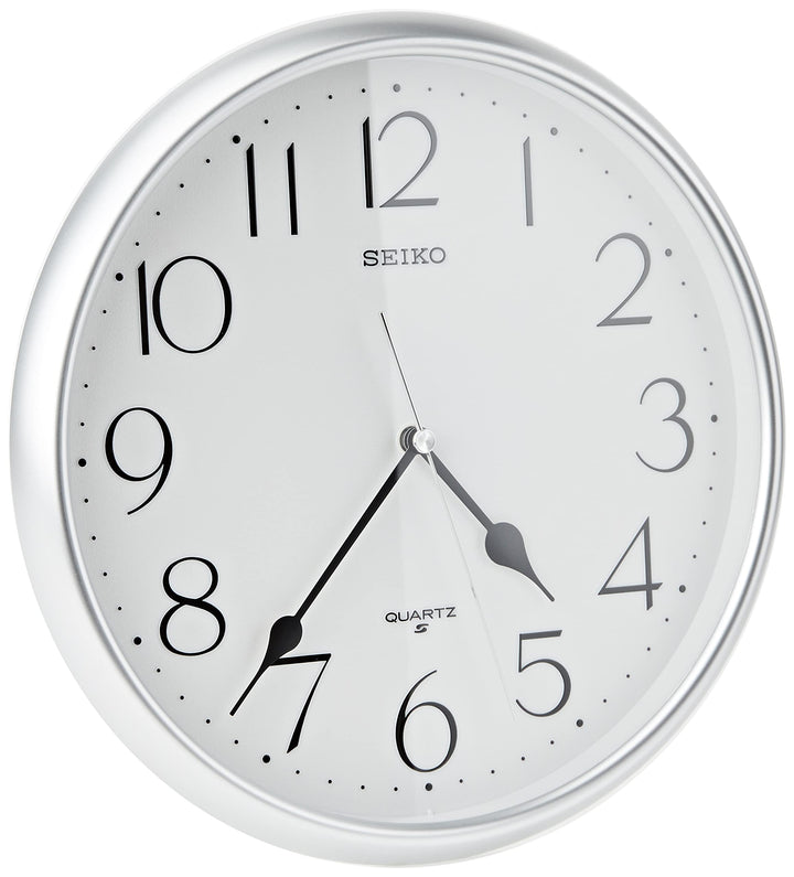 Seiko Wanduhr silber Kunststoff QXA747S Standard Silber, Standard Silber