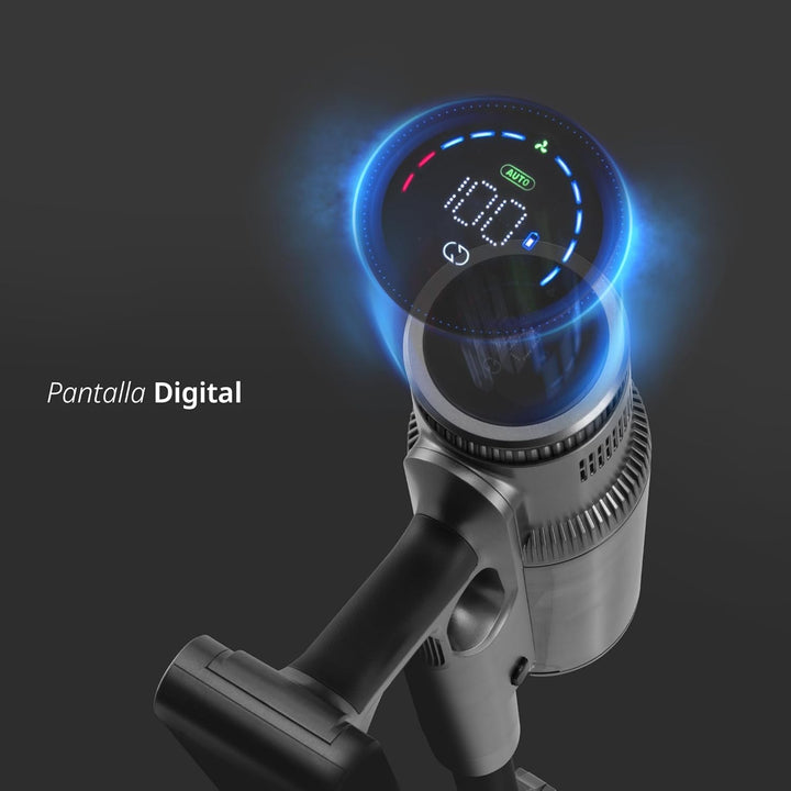 Ufesa Z7 Digital Animal Akku Staubsauger, Selbstladender-Flexibler, 29.6V, LED Touchscreen, 26KPa, 5