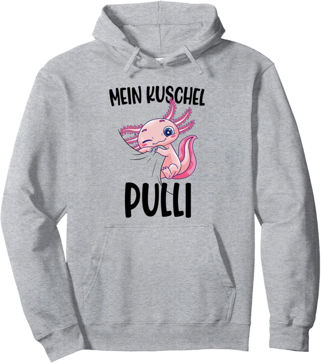 Axolotl Mein Kuschel Pulli Pullover Hoodie