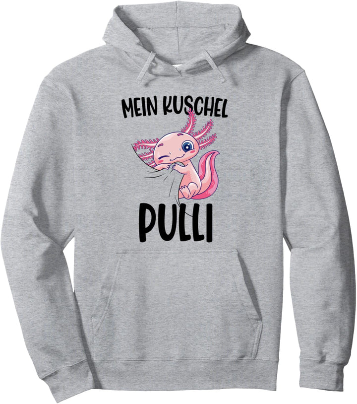 Axolotl Mein Kuschel Pulli Pullover Hoodie
