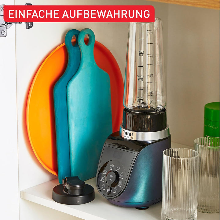 Tefal Blend Up Mini-Mixer, 8 automatische Programme, Pulsfunktion, abnehmbare Powelix-Klingen, inkl.