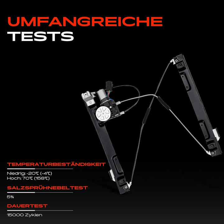 Frankberg Fensterheber Mit Motor Vorne Links Kompatibel mit XF CC9_ X250_J05_, CC9 Alle motoren 4/5-