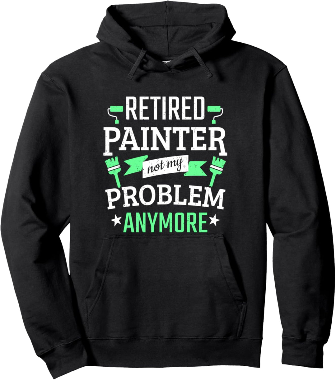 Maler Lustig Ruhestand Malermeister Malerei Herren Pullover Hoodie