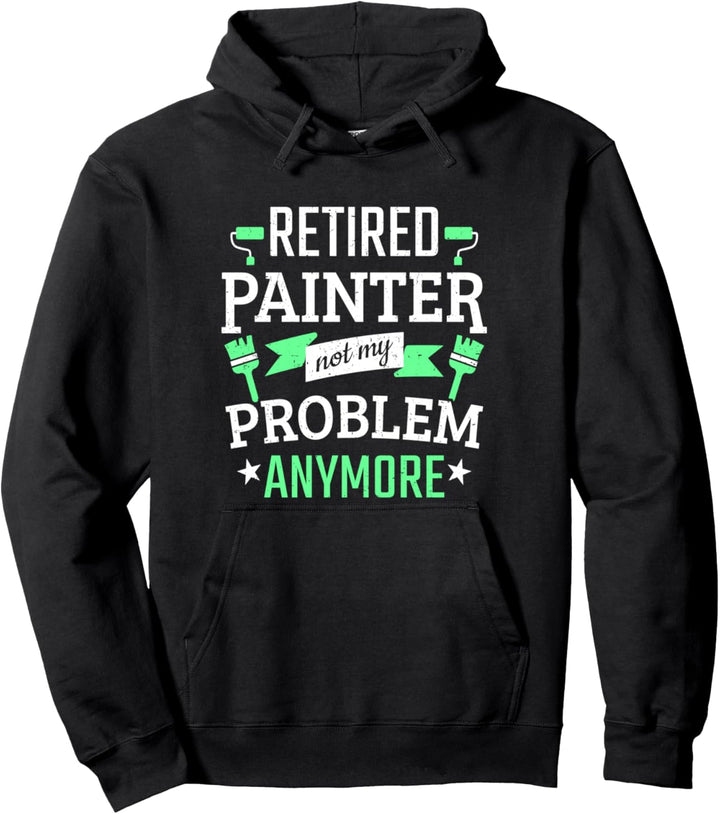 Maler Lustig Ruhestand Malermeister Malerei Herren Pullover Hoodie