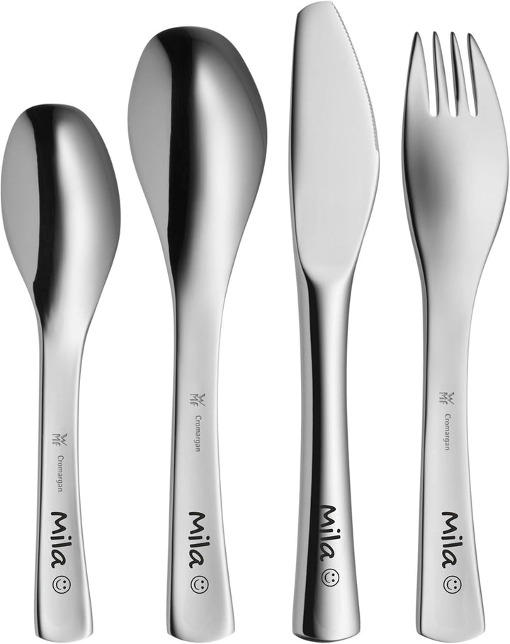 WMF Kindergeschirr-Set Prinzessin Anneli – 6-teilig mit Name – Personalisierbar mit Gravur – Teller,