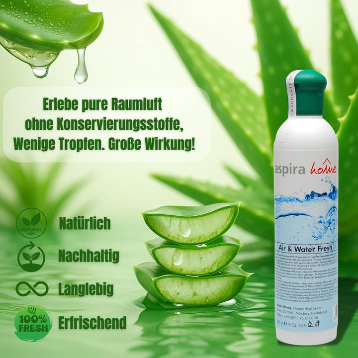 Aspira Home Duftstoff mit Aloe Vera - Duftöl für Wasserstaubsauger/Staubsauger mit Wasserfiter und A