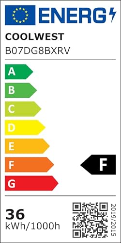 COOLWEST LED Poolbeleuchtung PAR56 36W RGBW, Led Poolbeleuchtung Unterwasser Mit Fernbedienung DC/AC