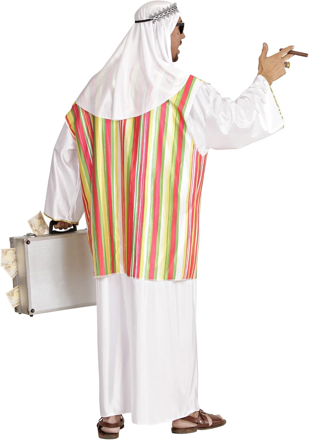 W WIDMANN MILANO Party Fashion - Kostüm Scheich, Tunika, Orient, Sultan, Faschingskostüme XL, XL