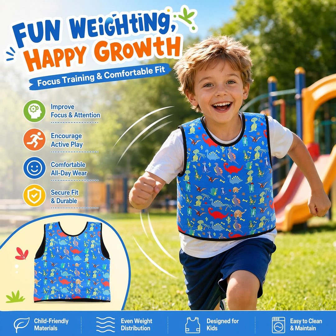 MeYuxg Gewichtsweste Kinder &amp; Kompressionsweste,Weighted Vest ADHS Autismus Hilfsmittel,Sensorik Kle