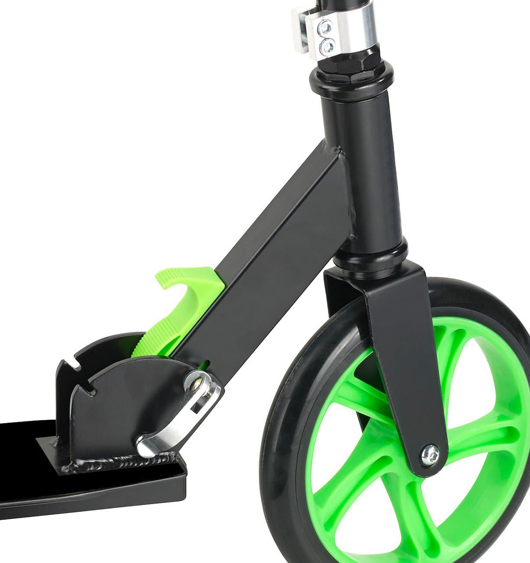 PEARL Cityroller: Klappbarer City-Roller, XXL-Räder, Ständer, Trageriemen, bis 100 kg (Scooter Ständ
